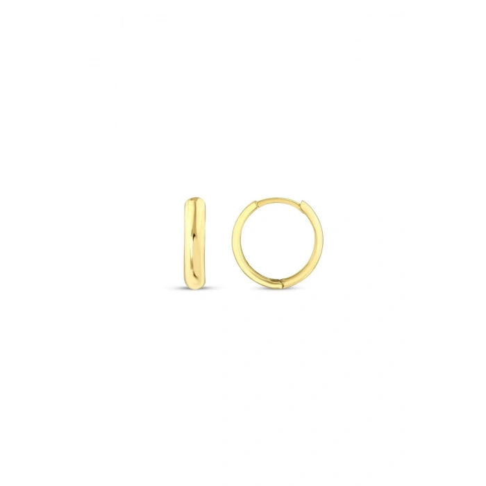 Altın Halka Küpe - 14k - 4.63gr