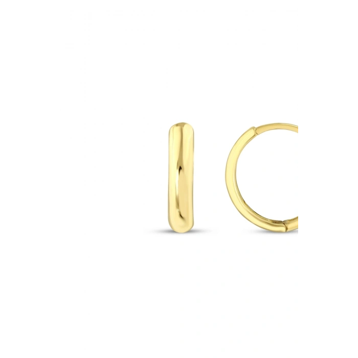 Altın Halka Küpe - 14k - 4.63gr