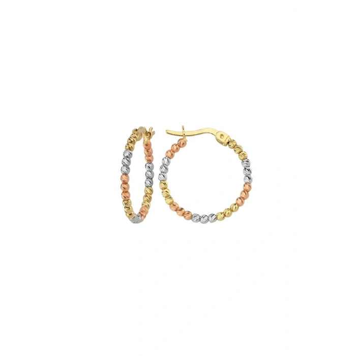 Dorika Toplu Altın Halka Küpe - 14k - 2.33gr