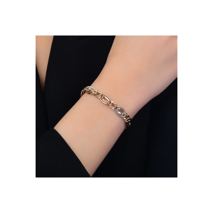 Altın Zincir Bileklik - 14k - 6.40gr
