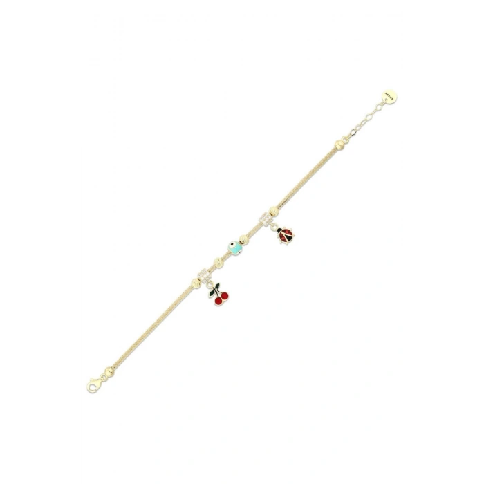 Nazarlıklı Altın Çocuk Bileklik - 14k - 4.61gr