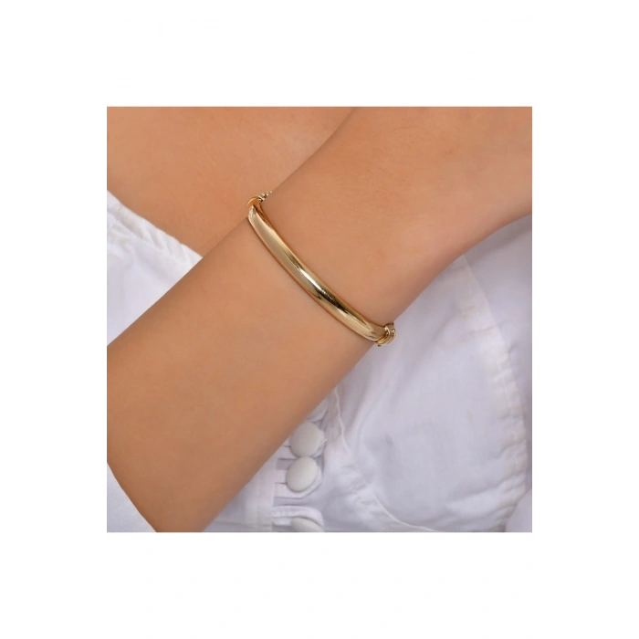 Altın Kelepçe Bilezik - 14k - 8.20gr