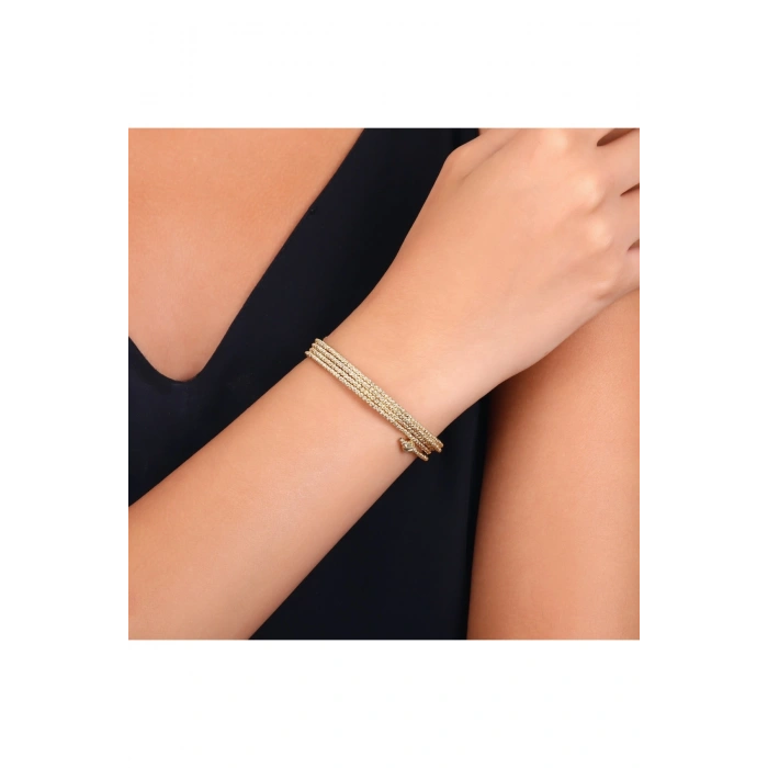 Dorika Toplu Altın Bilezik - 14K - 9.51gr