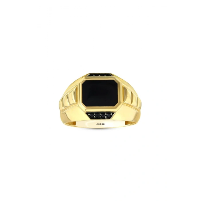 Altın Erkek Yüzük - 14k - 5.22gr