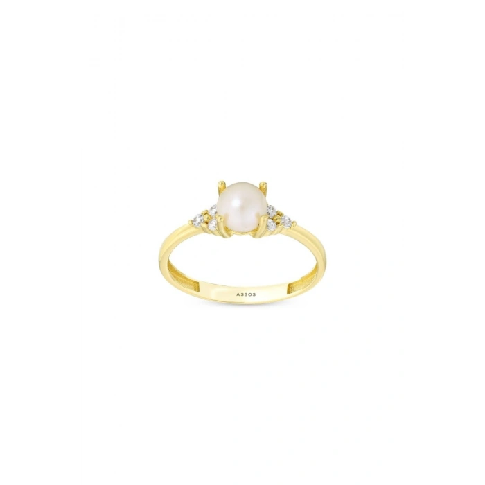 Opal Taşlı Altın Yüzük - 14K