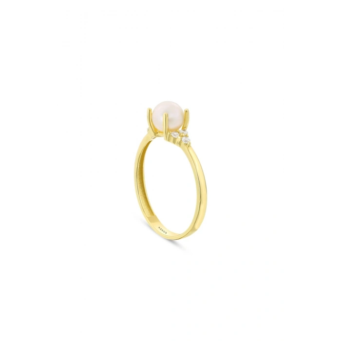 Opal Taşlı Altın Yüzük - 14K