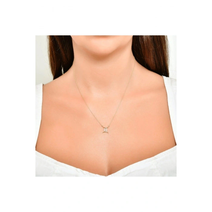 Assos İkizler Burcu Altın Kolye - 14K