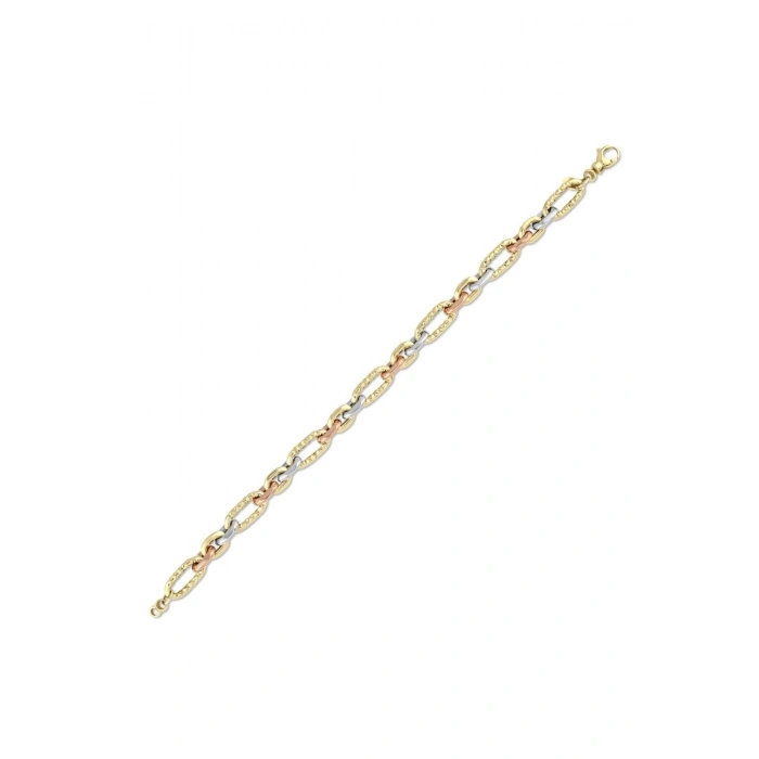 Altın Tasarım Zincir Bileklik - 14K