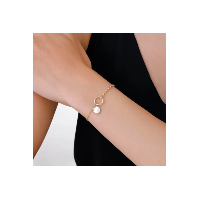 Assos Figura Taşlı Altın Bileklik - 14K
