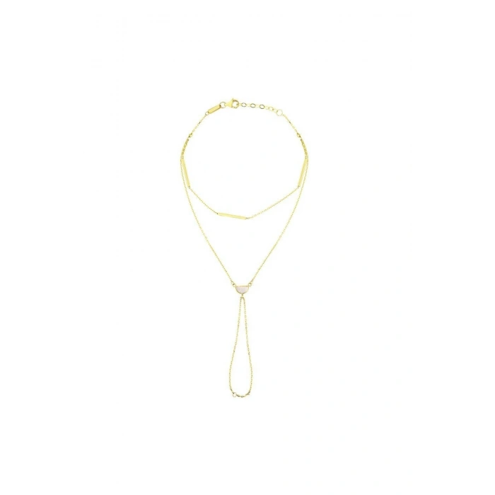 Assos Figura Taşlı Altın Şahmeran - 14K