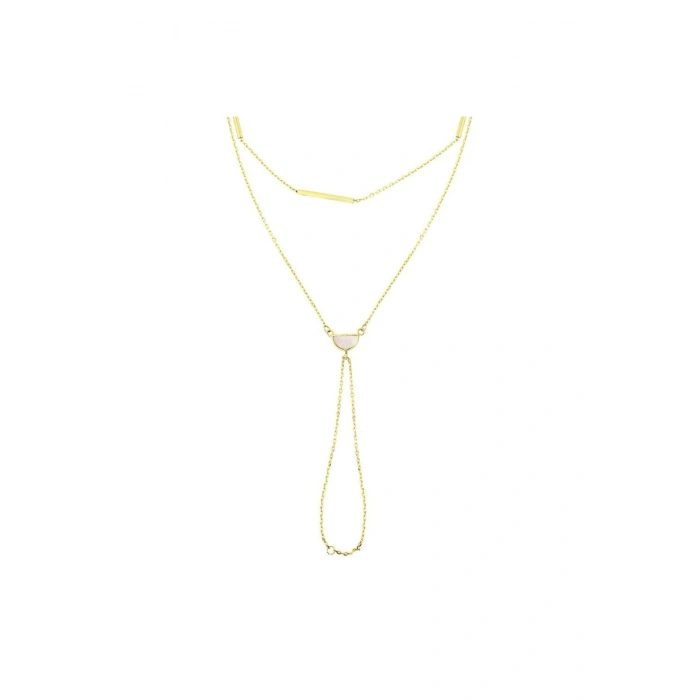 Assos Figura Taşlı Altın Şahmeran - 14K