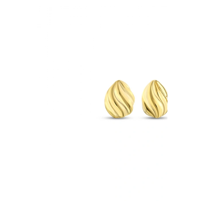 Altın Tasarım Küpe - 14K