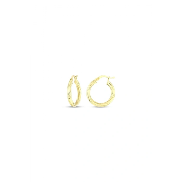 Altın Halka Küpe - 14K