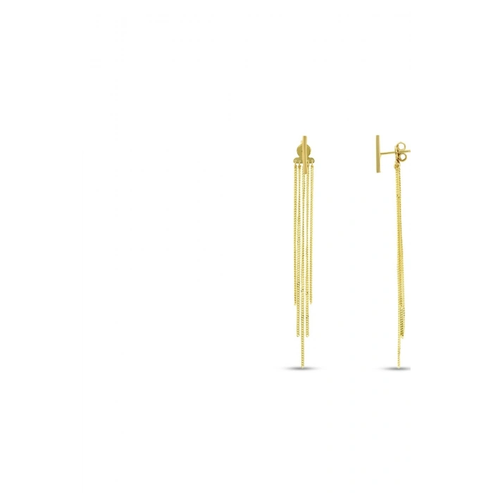 Tasarım Altın Küpe - 14K