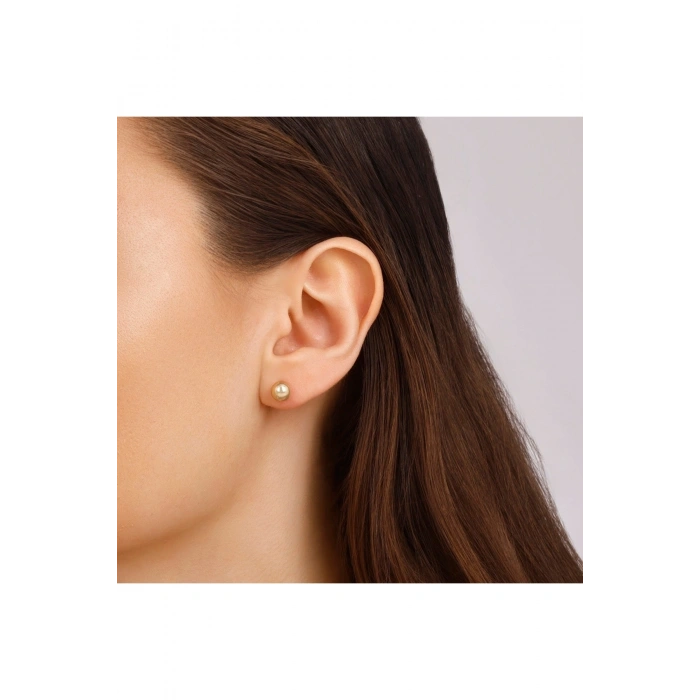 Altın Top Küpe - 14K