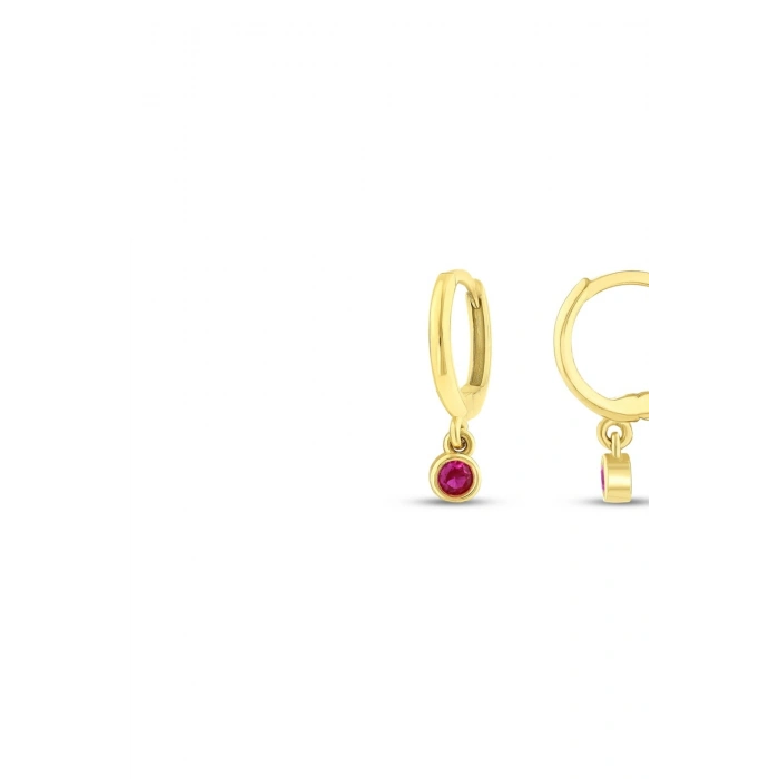 Sallantılı Altın Çocuk Küpe - 14K
