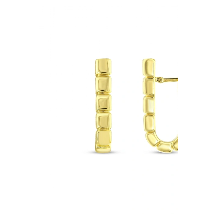 Altın Tasarım Küpe - 14K