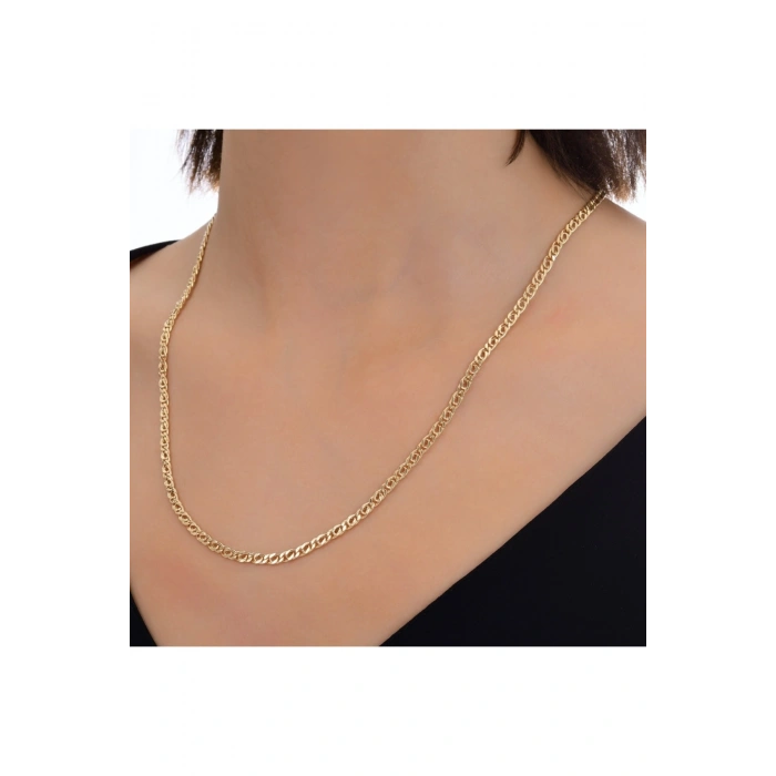Altın Gurmet Cuban Zincir Kolye - 14K