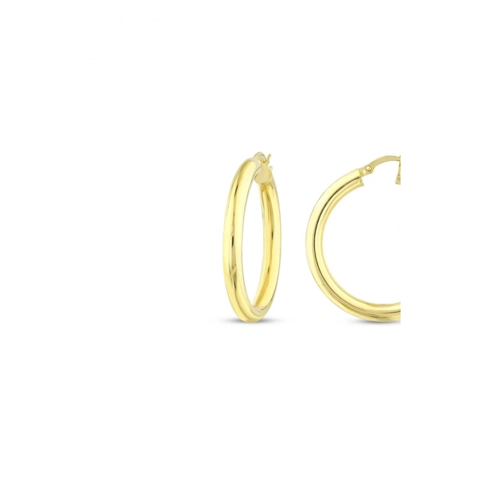 Altın Halka Küpe - 14K