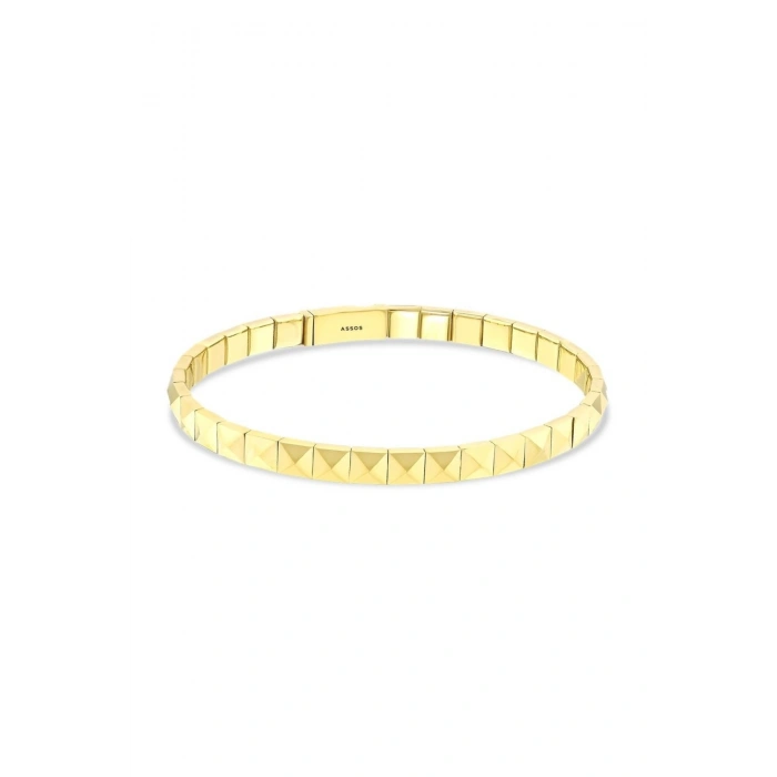 Altın Tasarım Kelepçe - 14K