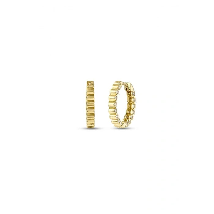 Altın Halka Küpe - 14K