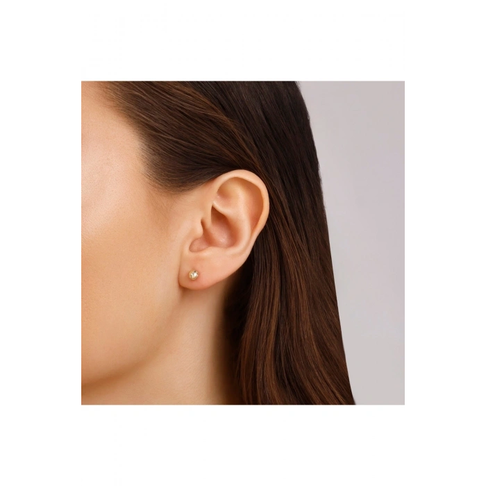 Altın Top Küpe - 14K