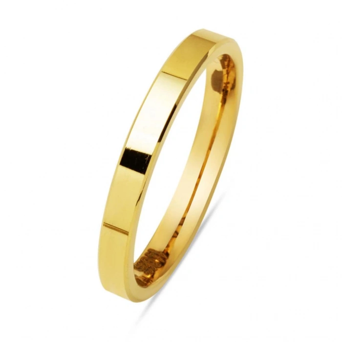 Yiğitbaşı Gold 22 Ayar 2mm Alyans Yüzük 31759