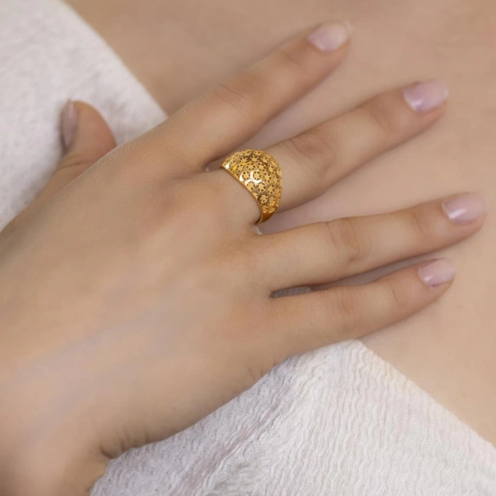 Yiğitbaşı Gold 22 Ayar Fancy Yüzük (3018)
