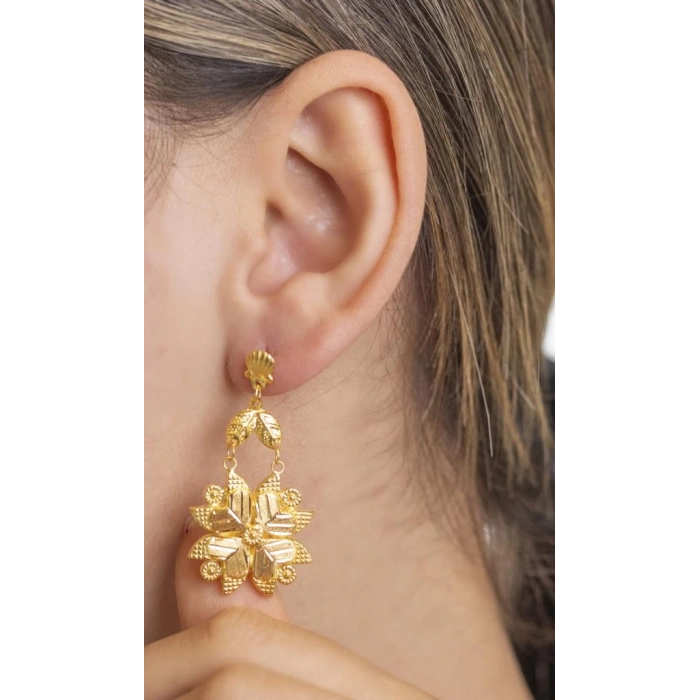 Yiğitbaşı Gold 22 Ayar Küpe