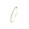 Taşlı Altın Kelepçe Bilezik - 14K - 4.74gr