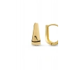 Altın Sade Küpe - 14K - 3.10gr
