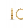 Altın Halka Küpe - 14k - 1.98gr