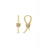 Taşlı Altın Küpe - 14k - 2.48gr