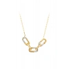 Taşlı Altın Kolye - 14k - 2.38gr