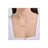 Taşlı Altın Kolye - 14k - 2.38gr