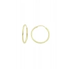 Altın Halka Küpe - 14k - 1.12gr
