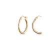 Altın Halka Küpe - 14k - 2.15gr
