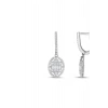 Baget Taşlı Altın Küpe - 14k - 3.87gr