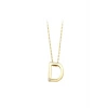 Altın D Harf Kolye - 14k - 2.08gr