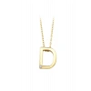 Altın D Harf Kolye - 14k - 2.08gr