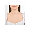 Baget Taşlı Altın Kolye - 14k - 2.23gr