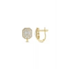Baget Taşlı Altın Küpe - 14k - 4.18gr