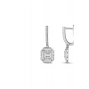 Baget Taşlı Altın Küpe - 14k - 3.64gr