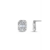 Baget Taşlı Altın Küpe - 14k - 1.42gr