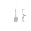 Baget Taşlı Altın Küpe - 14k - 3.19gr
