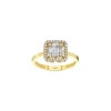 Baget Taşlı Altın Set - 14K