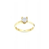 Altın Üçlü Tektaş Set - 14K