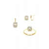 Altın Üçlü Baget Set - 14K