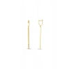 Taşlı Altın Küpe - 14k - 3.25gr