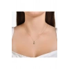 Baget Taşlı Altın Kolye - 14k - 2.20gr